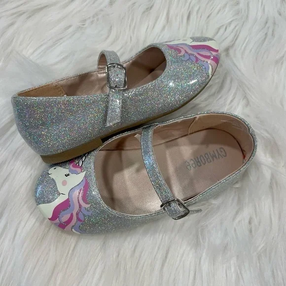 Gymboree - Unicorn Ballet Flats - Size 8 - Picture 3 of 8